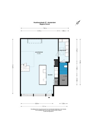 Plattegrond - Houthavenkade 37, 1014 ZB Amsterdam - Houthavenkade 37 - Amsterdam - Begane Grond - 2d.jpg